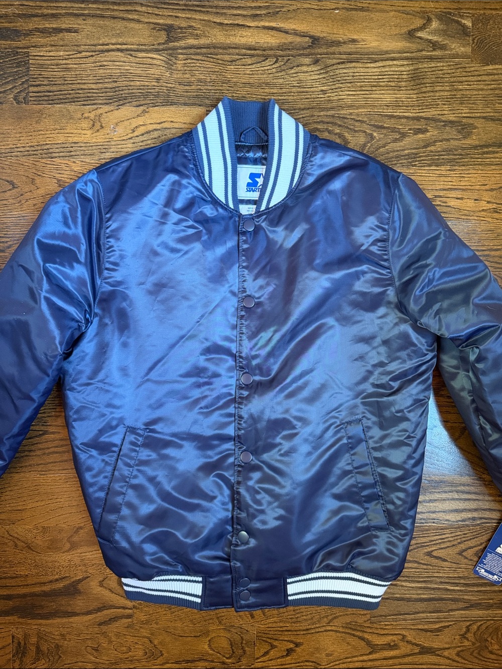 Starter Navy Jacket Size Medium